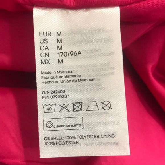 DIVIDED BY H&M WOMEN'S HOODED JACKET SIZE MEDIUM PINK - Picture 6 of 6